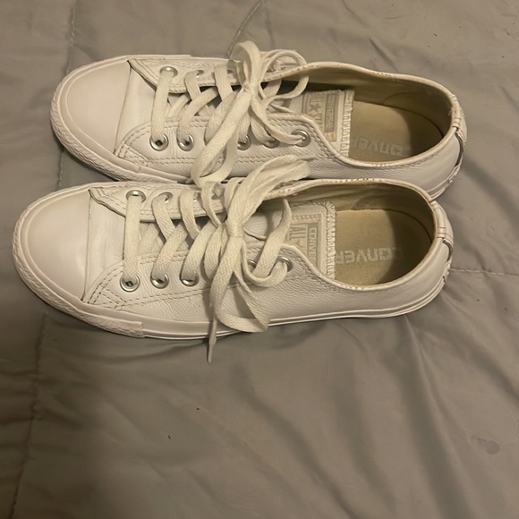 White leather converse - Picture 5 of 6